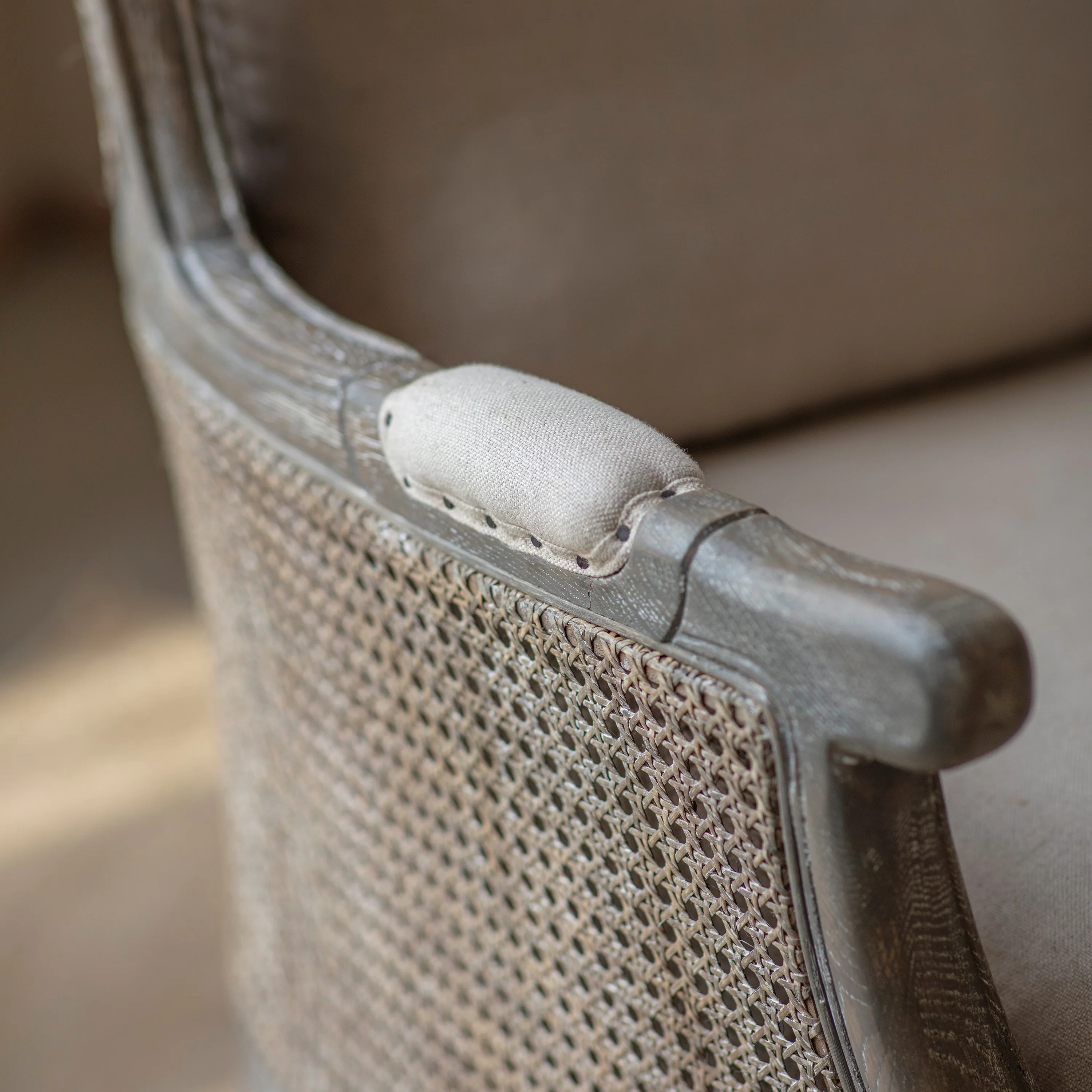 Barton Wingback Bergere Armchair - Image 6