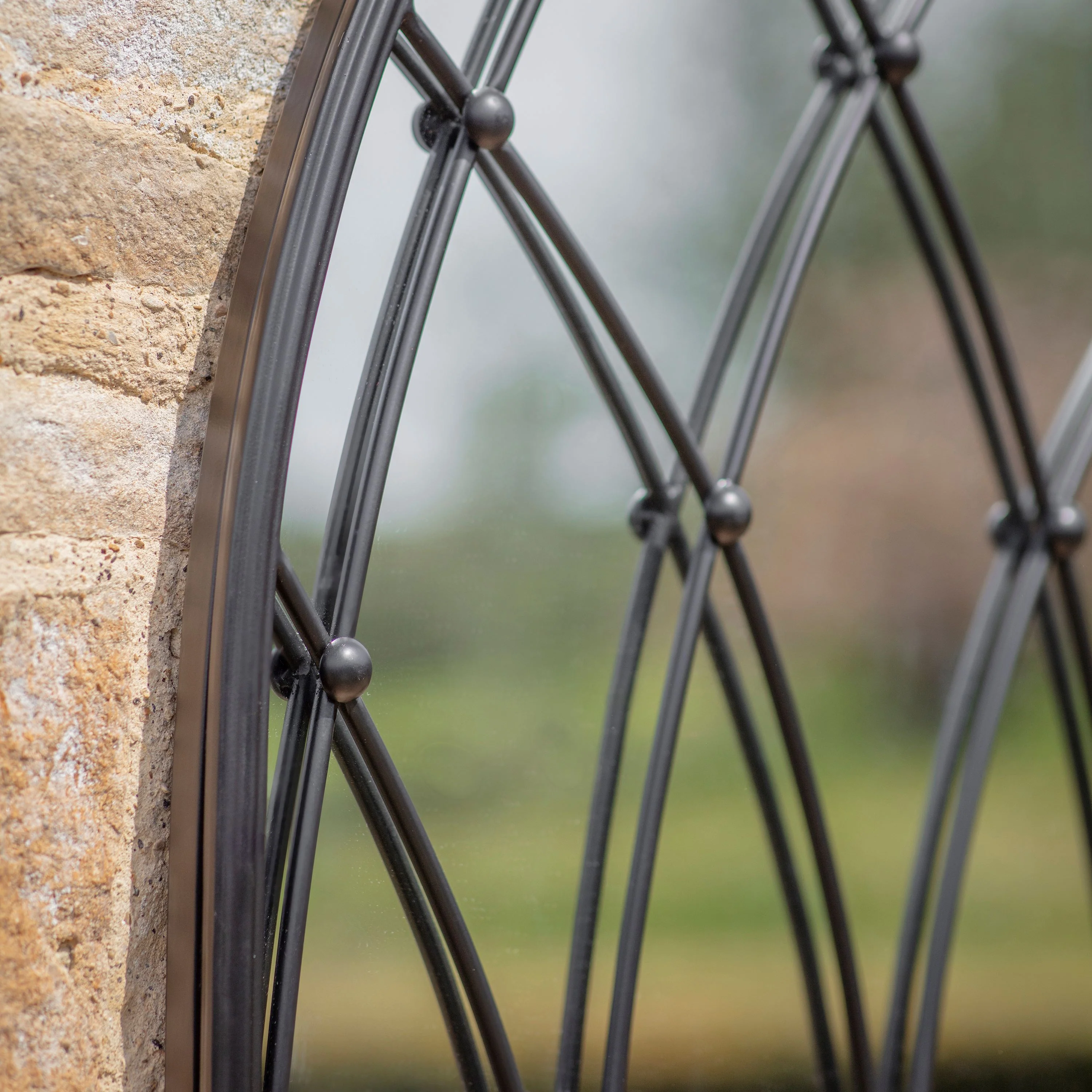 Budworth Indoor/Outdoor Pointed Arch Mirror - Image 3
