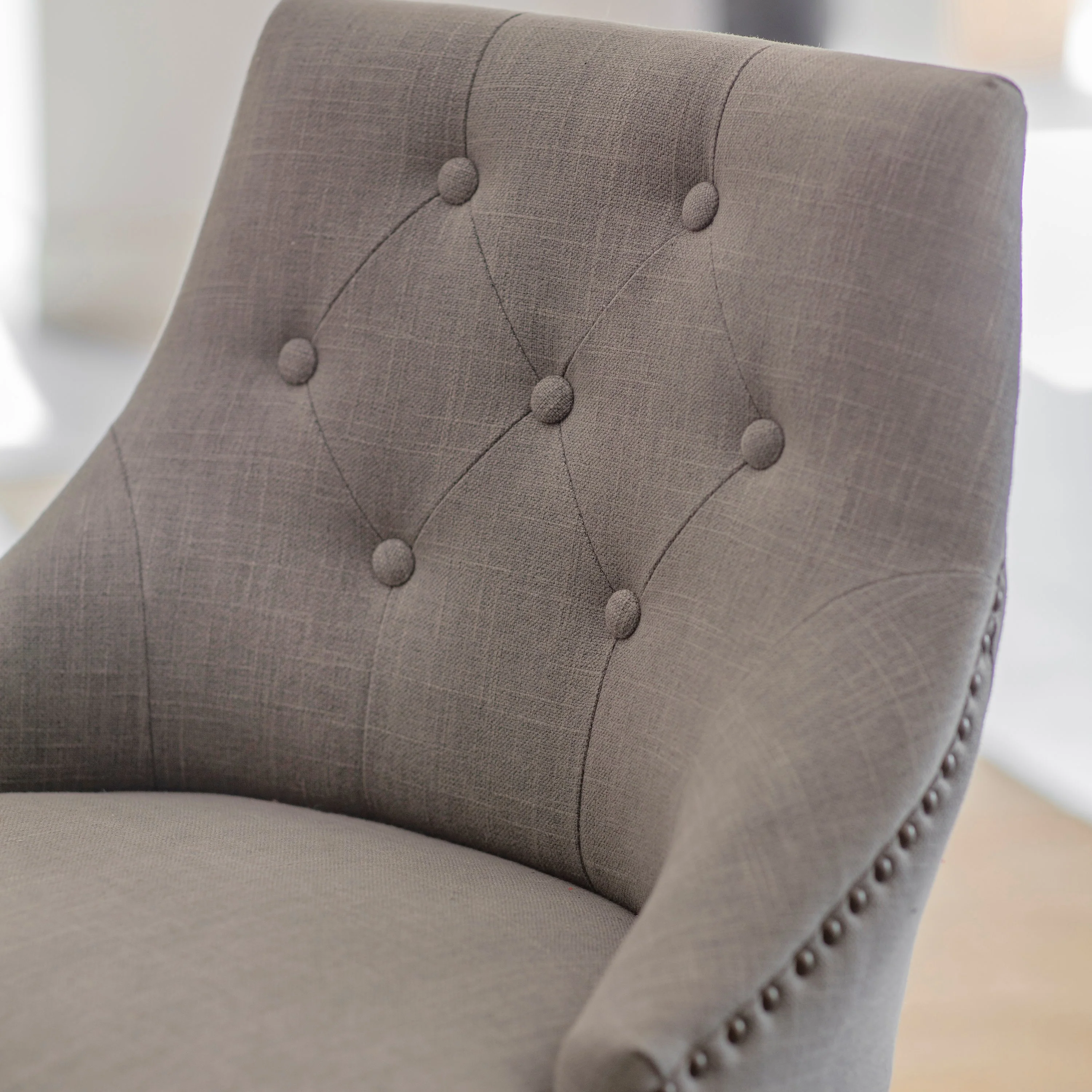 Colleville Button Back Bar Stool - Image 3