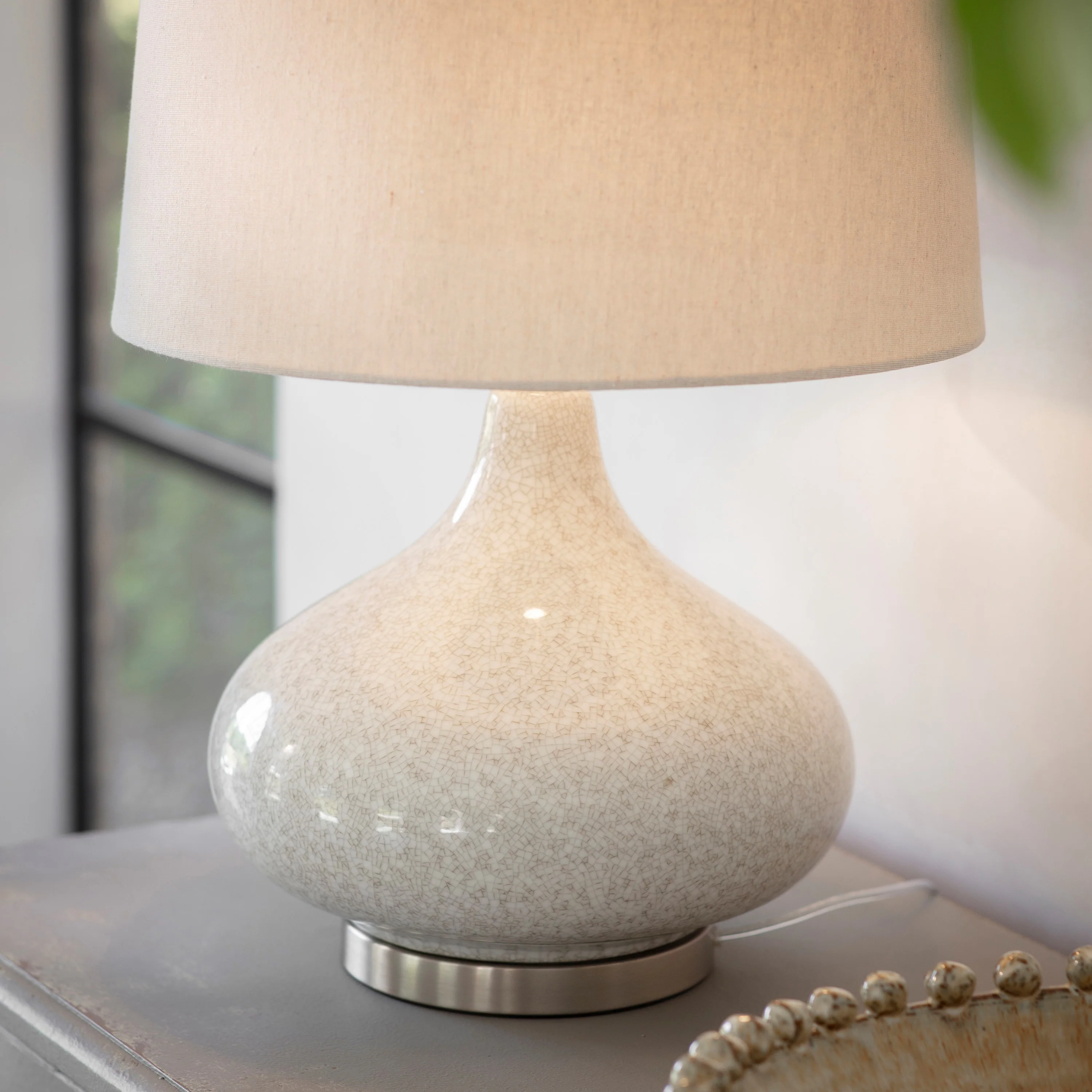 Mayfield Crackled Table Lamp - Image 3